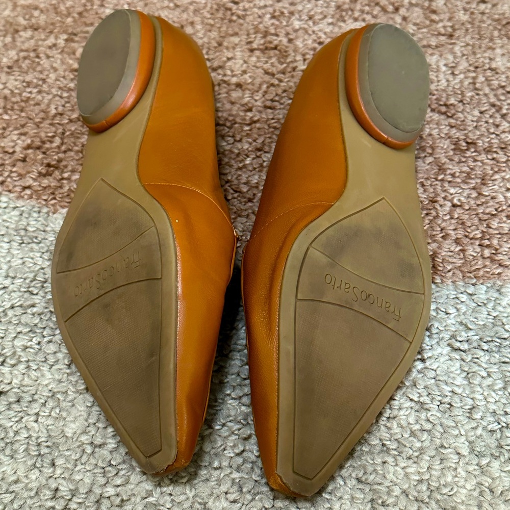 Franco Sarto Balica Flat in Cognac Size 7.5 - Picture 4 of 5